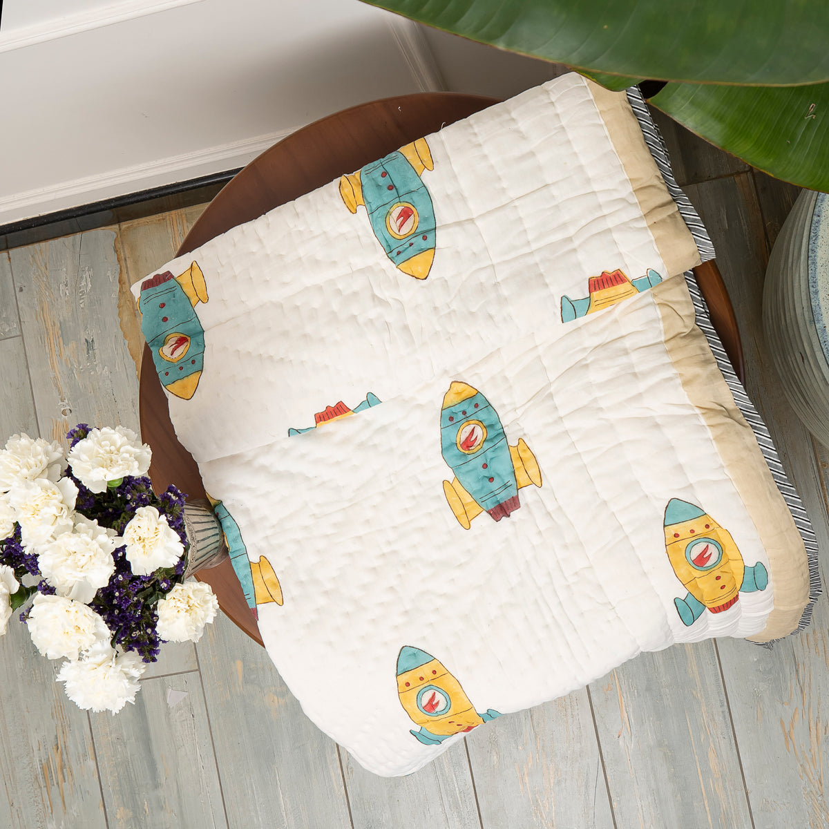 Space Ride Reversible Kids Quilt