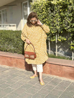 NOOR - Mustard Yellow One Size Cotton Kurta Set