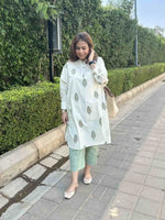NOOR - Green Corns One Size Cotton Kurta Set