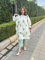 NOOR - Green Corns One Size Cotton Kurta Set