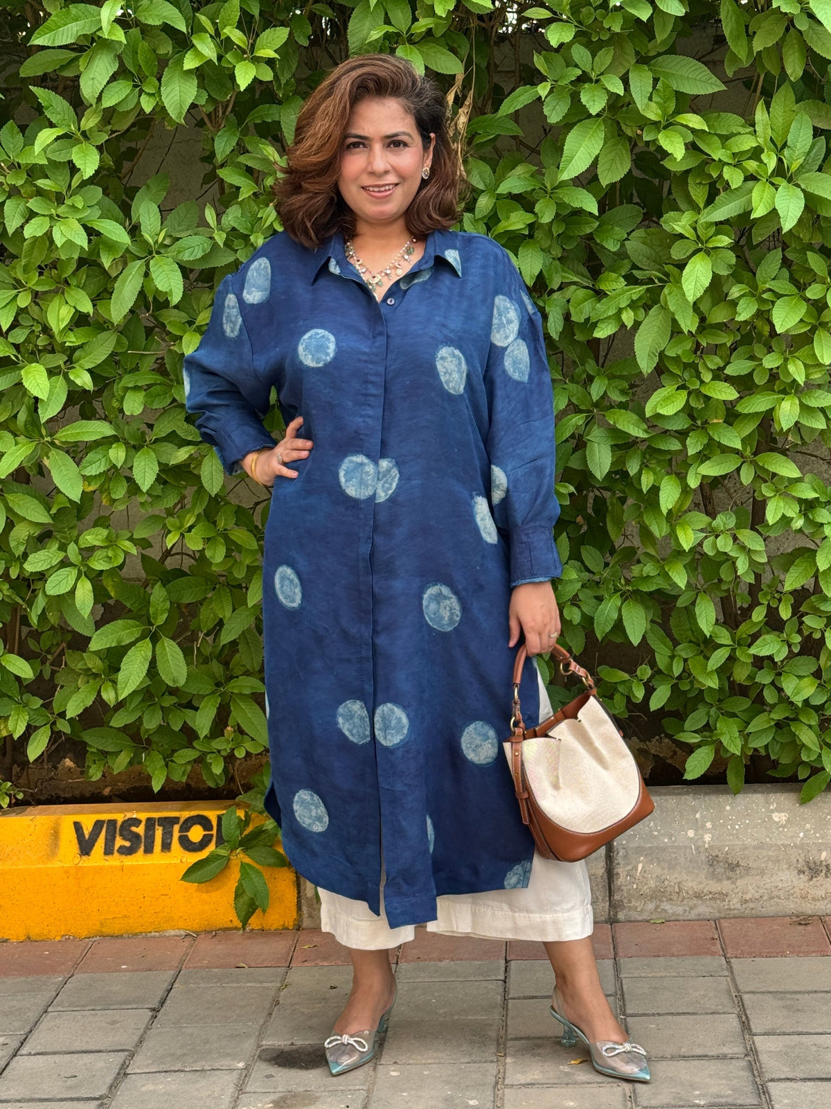 MAAYA - Bindu Silk Loose Fit Kurta / Kurta Set