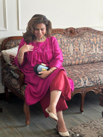 Mishri - Charm Pink Pure Silk Kurta Set