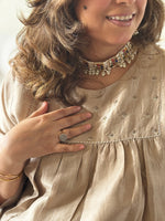 Mishri - Dune Pure Silk Kurta Set