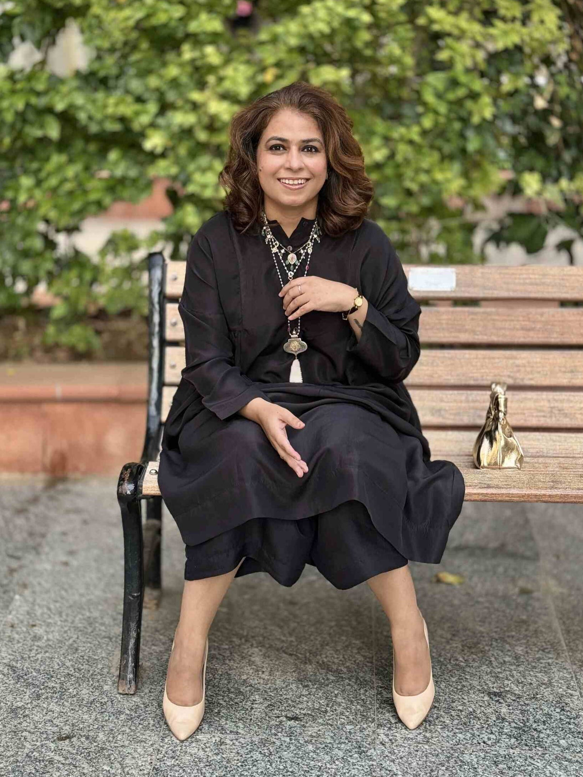 Meera - Surmayee Pure Silk Kurta with Pants