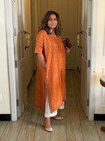 REET - Kundan Bandhej One Size Silk Kurta