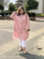 NOOR - Mushi Pink Kurta Set (Loose Fit / One Size)