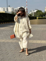 SEHAJ - Green Booti One Size Kurta Set