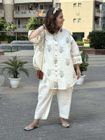 SEHAJ - Green Booti One Size Kurta Set