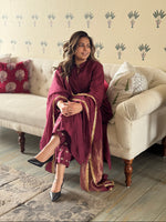 SEHAR - Malbec Pure Silk Kurta / Kurta Set