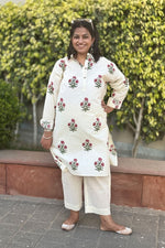 Red Color Cotton Kurta for Summers