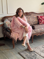 Sehaj - Kesar Kurta set with Dupatta (Loose Fit / One Size)