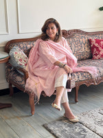 Sehaj - Kesar Kurta set with Dupatta (Loose Fit / One Size)