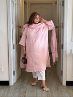 Sehaj - Kesar Kurta set with Dupatta (Loose Fit / One Size)