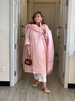 Sehaj - Kesar Kurta set with Dupatta (Loose Fit / One Size)