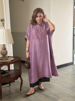 MEHER - Lavanya Pure Silk Kurta / Kurta set (Loose Fit / One Size)