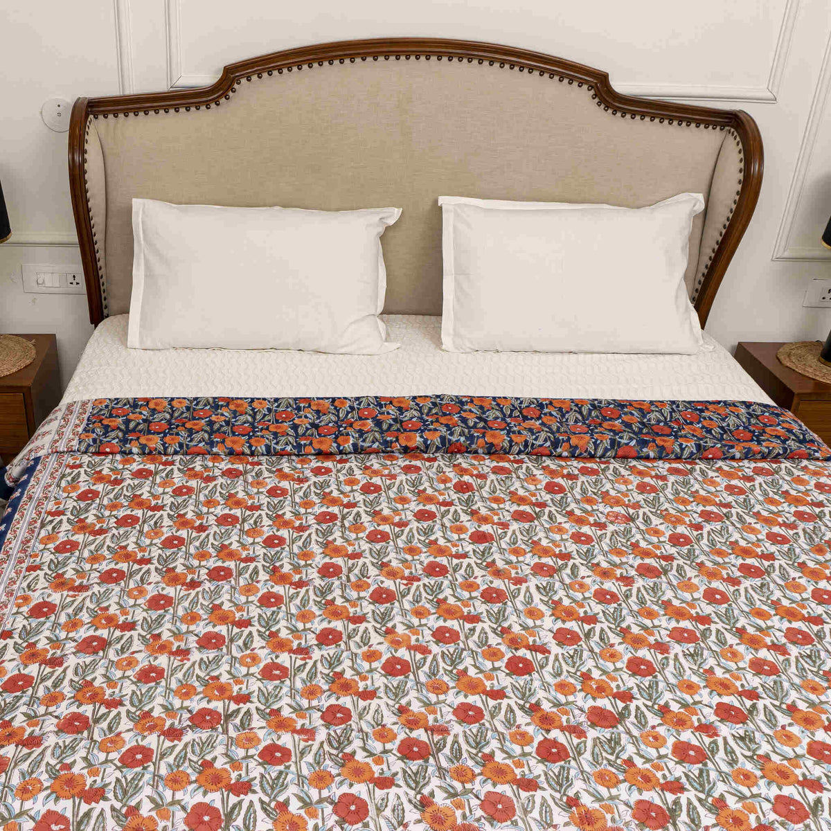 Garden of Eden Reversible Dohar / AC Covering Sheet