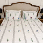 Kyaari Bedsheet with two Pillow Covers