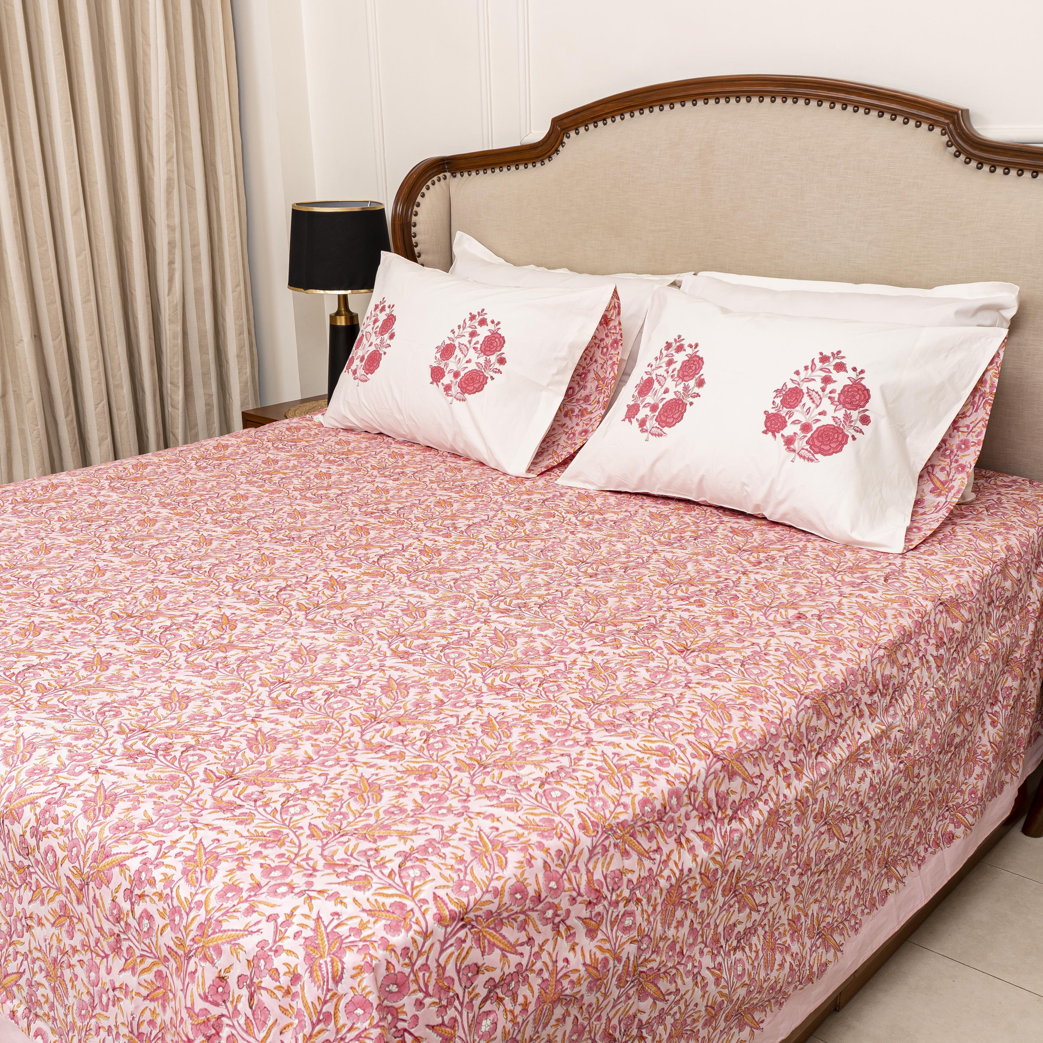 Valley of Life Bedsheet with two Pillow Covers