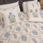 LaBelle - Blue Organic Loom Bed Cover