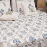 LaBelle - Blue Organic Loom Bed Cover