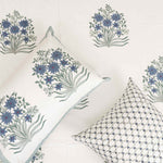 Blue Bells Bedsheet with two Pillow Covers