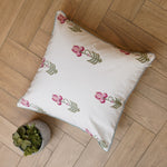 Pink Lily Reversible Cushion Cover