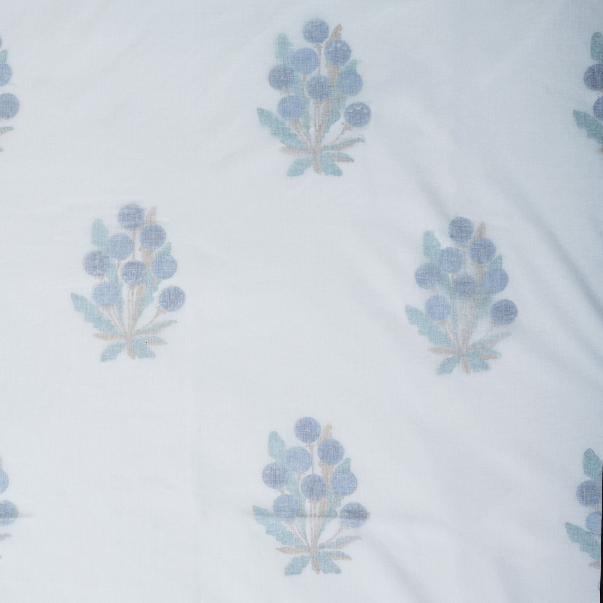 Blue Berries 3D Reversible Dohar / AC Covering Sheet