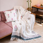 Florence Garden Handwoven Sofa Throw