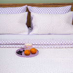 Pearl Polka Reversible Quilted Bed Cover