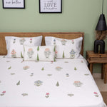 Fulwari Pique / Jacquard Bed Cover with Pillow Cases