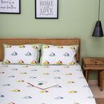 Float The Boat Bedsheet with two Pillow Covers for Kids/Teens