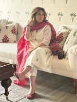 NIRAAYA - Shagun Pure Mul Chanderi Kurta / Suit set