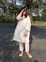 RAAGA - Pure Ivory Silk Kurta Set