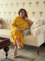 SEHAR - Marigold Pure Silk Kurta / Kurta Set