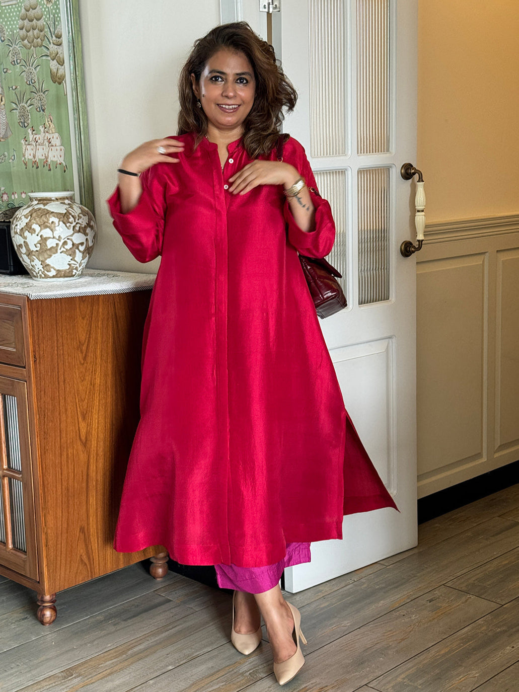 SEHAR - Kesar Pure Silk Kurta / Kurta Set