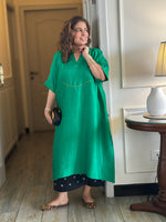 SITARA - Palash Pure Silk Co-ord set (Loose Fit / One Size)