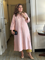 SEHAR - Candy Floss Pure Silk Kurta / Kurta Set