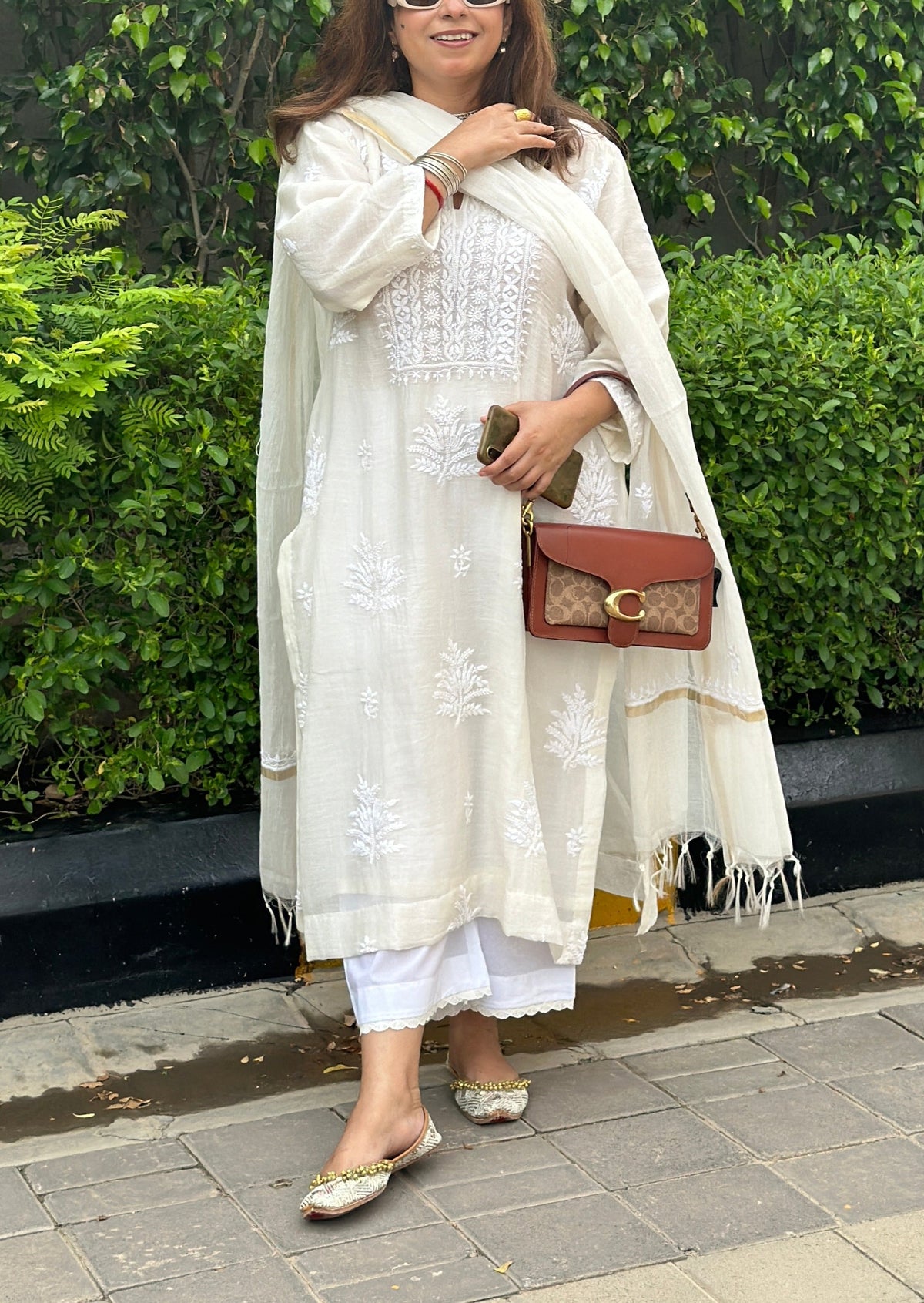 Sehaj - Ujla Co-ord set with Dupatta (Loose Fit / One Size)