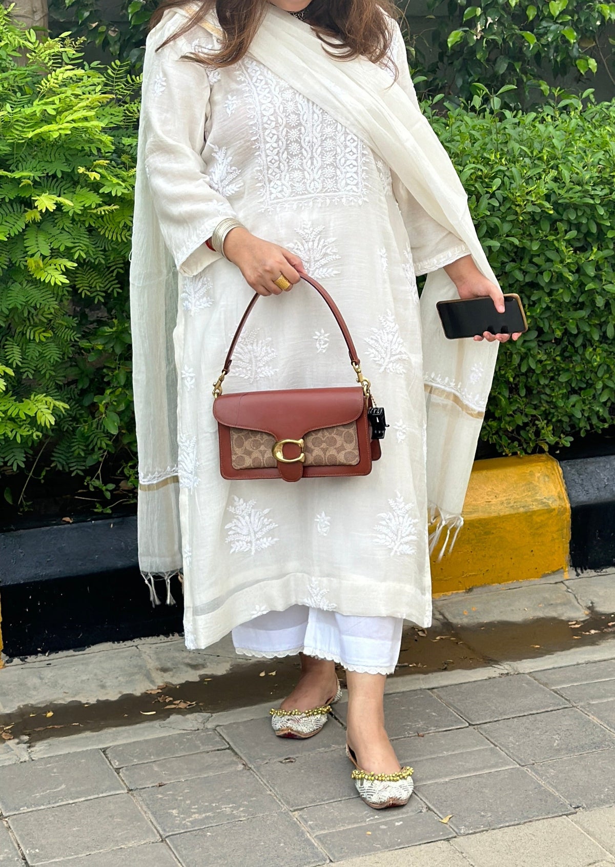 Sehaj - Ujla Co-ord set with Dupatta (Loose Fit / One Size)