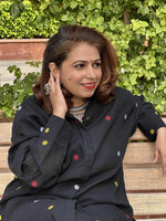 Sehaj - Ebony Jamdani Kurta set