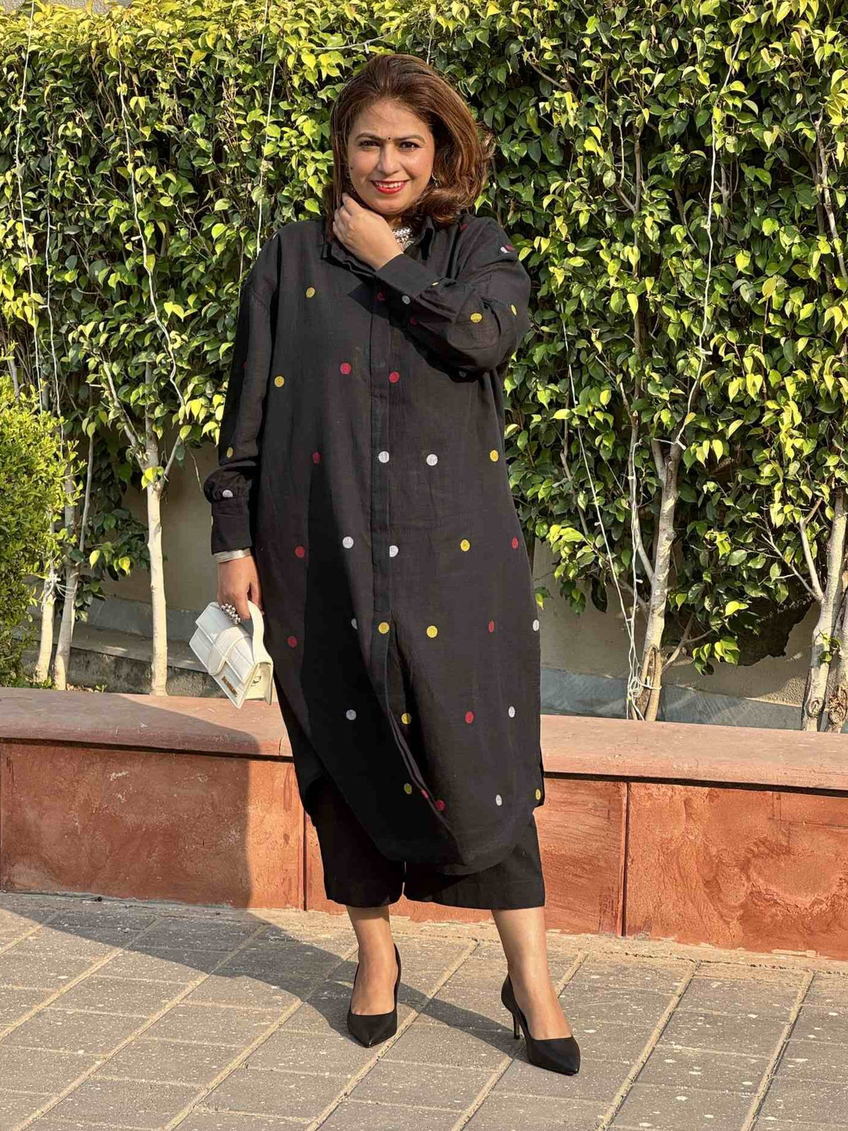 Sehaj - Ebony Jamdani Kurta set