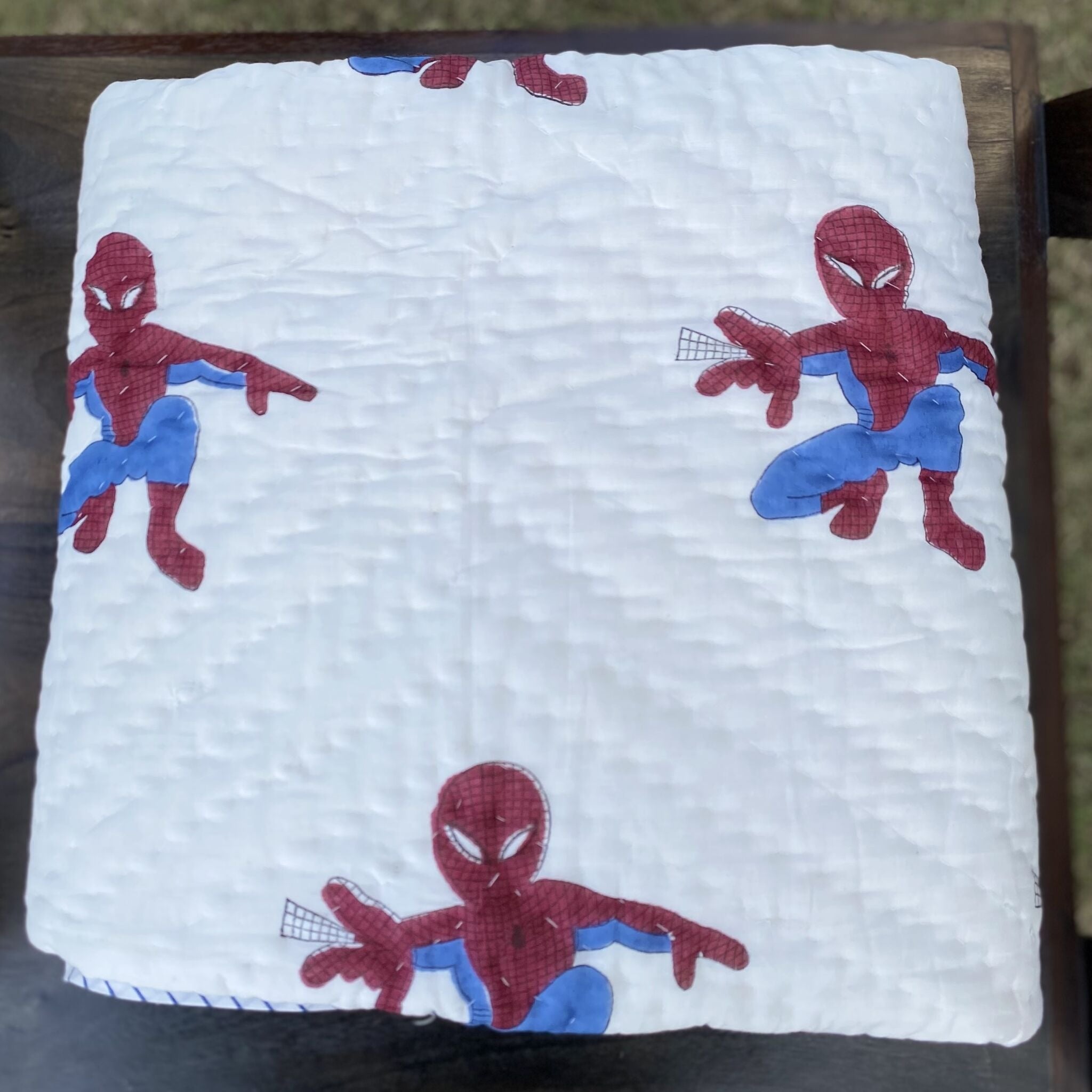 Spidey Reversible Kids Quilt