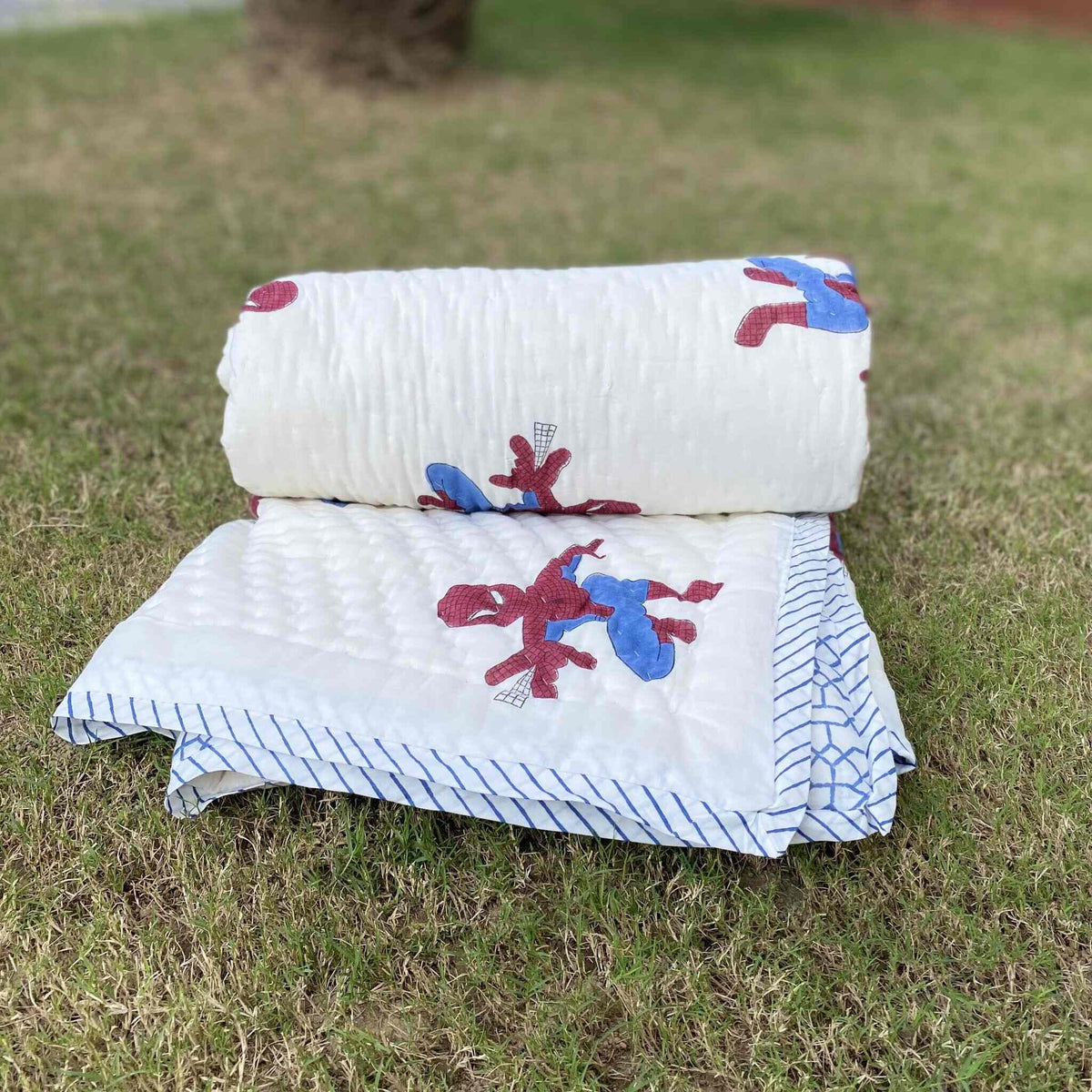 Spidey Reversible Kids Quilt