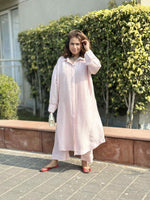 MAAYA -Rose Silk Loose Fit Kurta with Pants