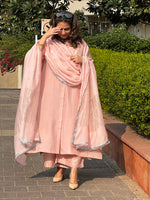 SEHAR - Candy Floss Pure Silk Kurta / Kurta Set