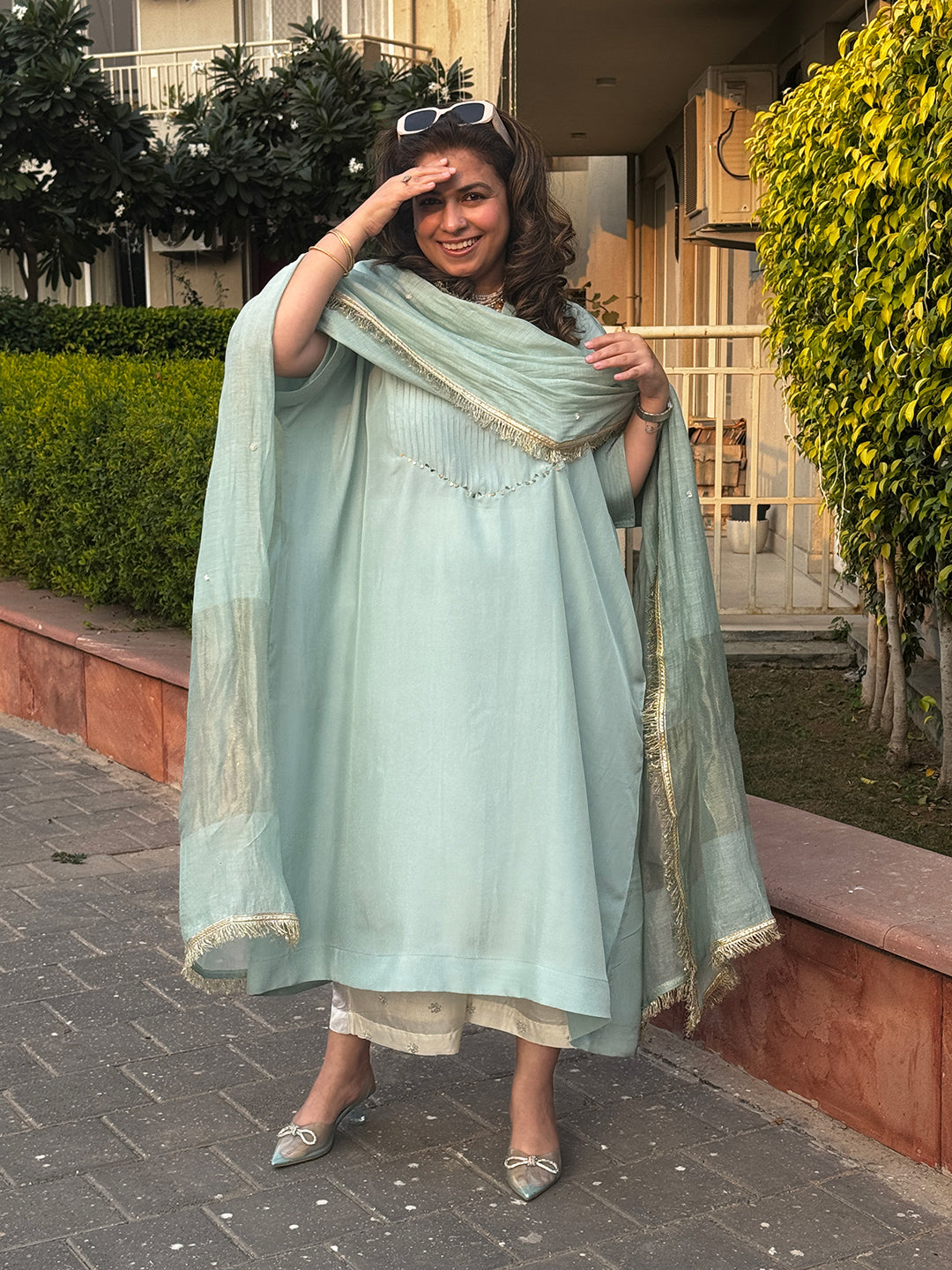 SITARA - Pika Pure Silk Co-ord set (Loose Fit / One Size)