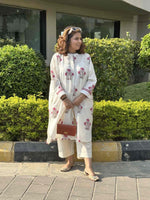 NOOR - Red Petunia One Size Kurta Set