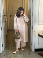 Mishri - Pearl Pink Pure Silk Kurta Set