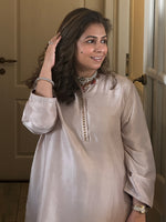 Mishri - Pearl Pink Pure Silk Kurta Set