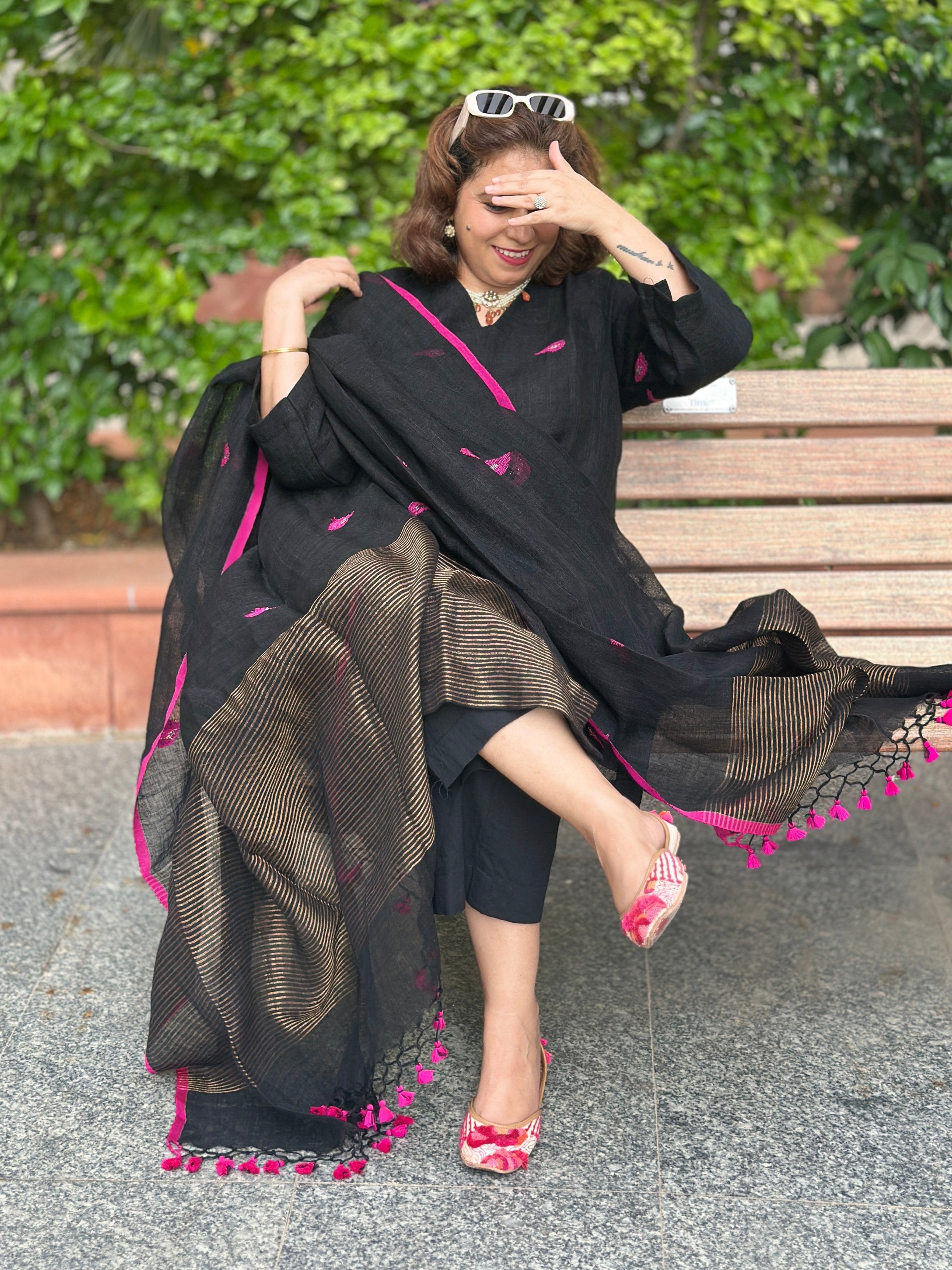 Sehaj - Surma Co-ord set with Dupatta